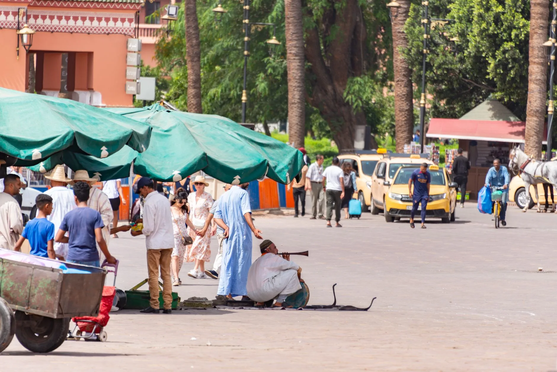 Autour de Jemaa el-Fna et des souks : pratique, mais animé