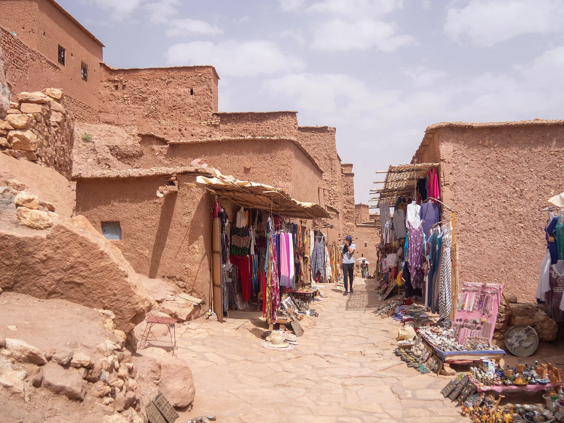 Le ksar d'Aït Ben Haddou en terre crue près de Ouarzazate